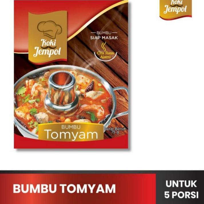 

Promo 6.6 Koki Jempol Bumbu Tomyum Bumbu Siap Masak 75gr