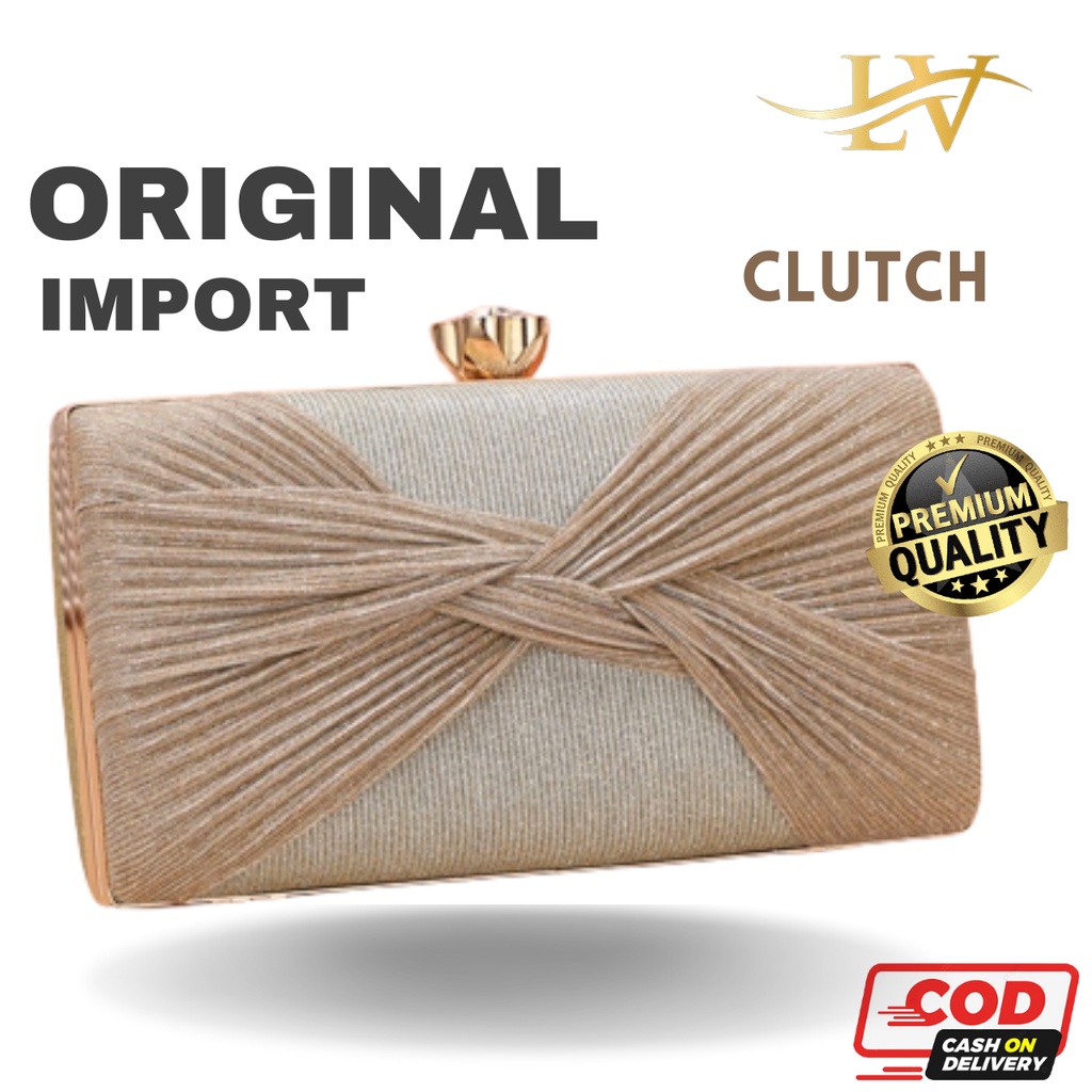 LV255 Tas Kondangan Wanita Import Clucth Pesta