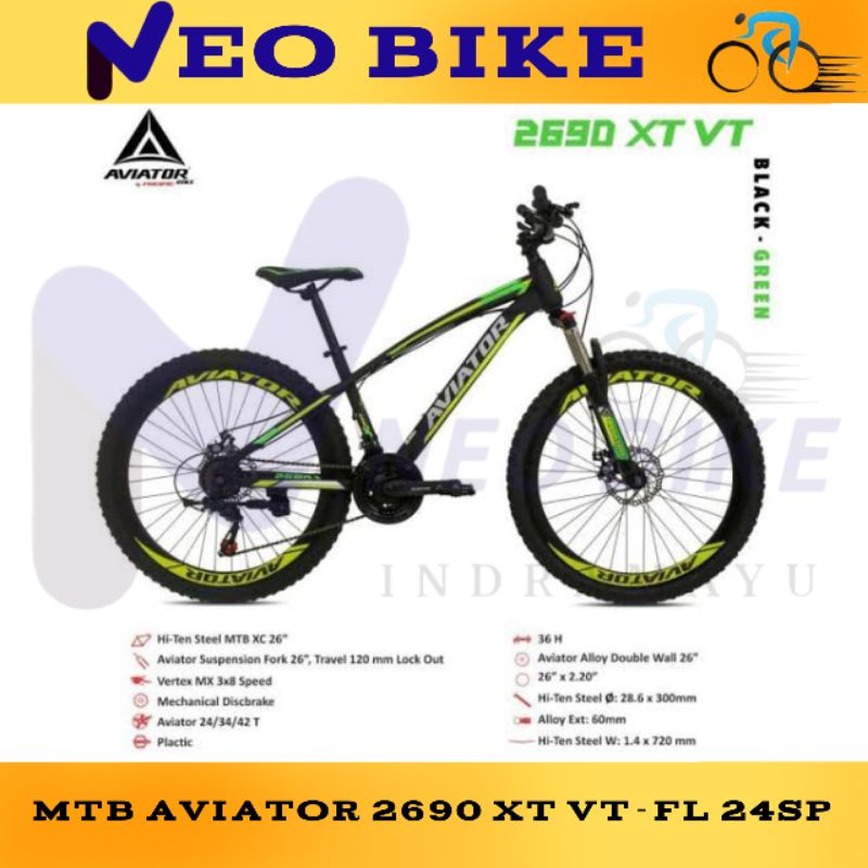 26" MTB Aviator 2690 XT VT - FL 24SP