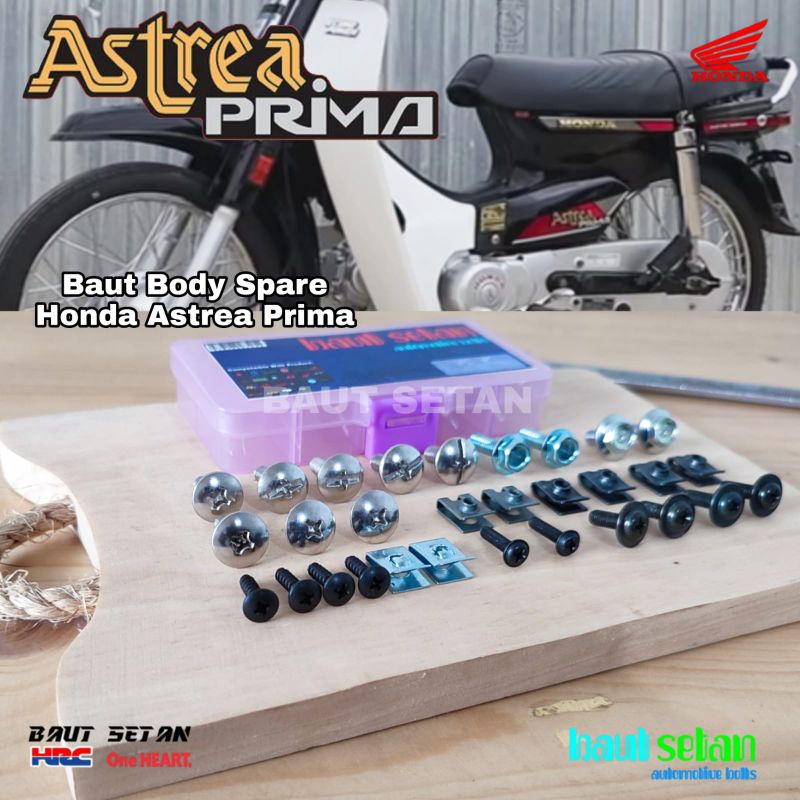 Baut Body Spare Honda Astrea Prima/Baut Body Set Honda Astrea Prima