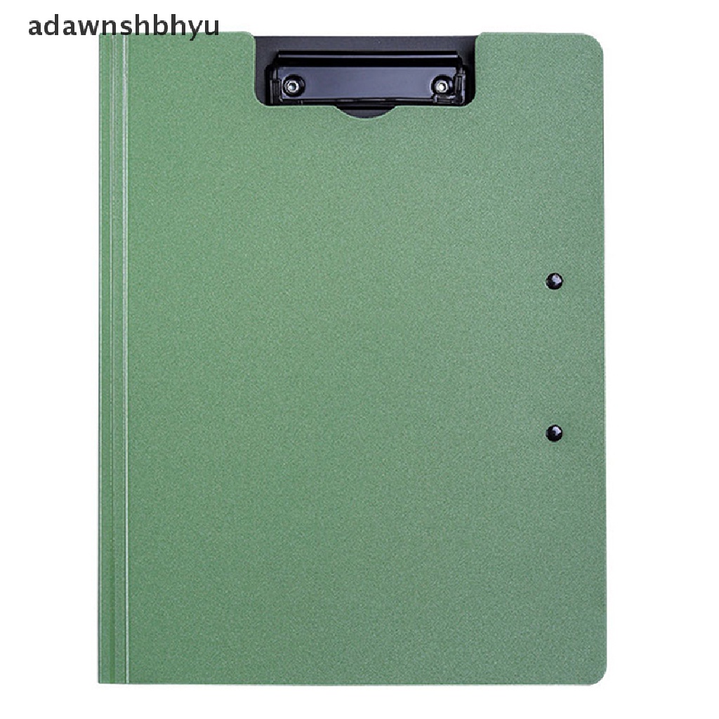 Adawnshbhyu A4 File Folder Clipboard Wrig Pad Memo Clip Board Double Clips Organizer ID