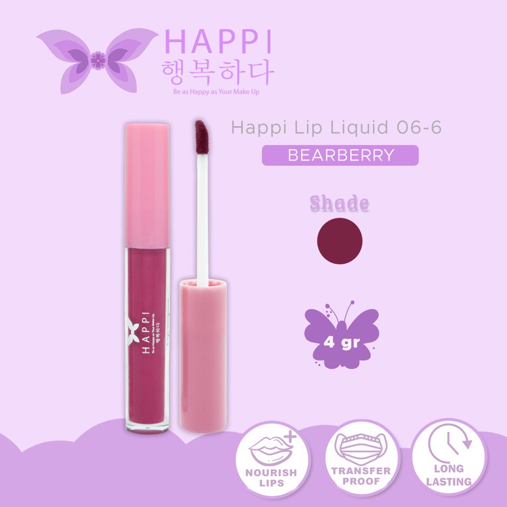 HAPPI Lip Liquid Matte Lip Cream