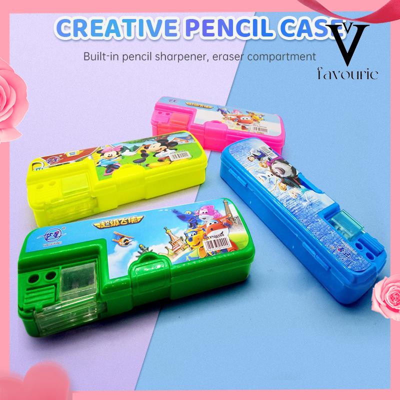 CODKotak Pensil Ada Kalkulator Makin Praktis Gratis Isi Pensil Stationary-FA