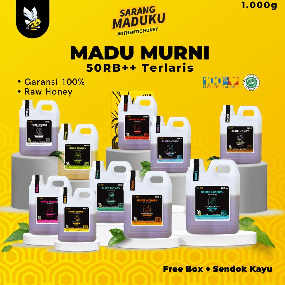 

[KODE PRODUK SNSQH9596] Sarang Maduku - Madu Asli Madu Murni Madu Asli 100% Tanpa Campuran Raw Honey