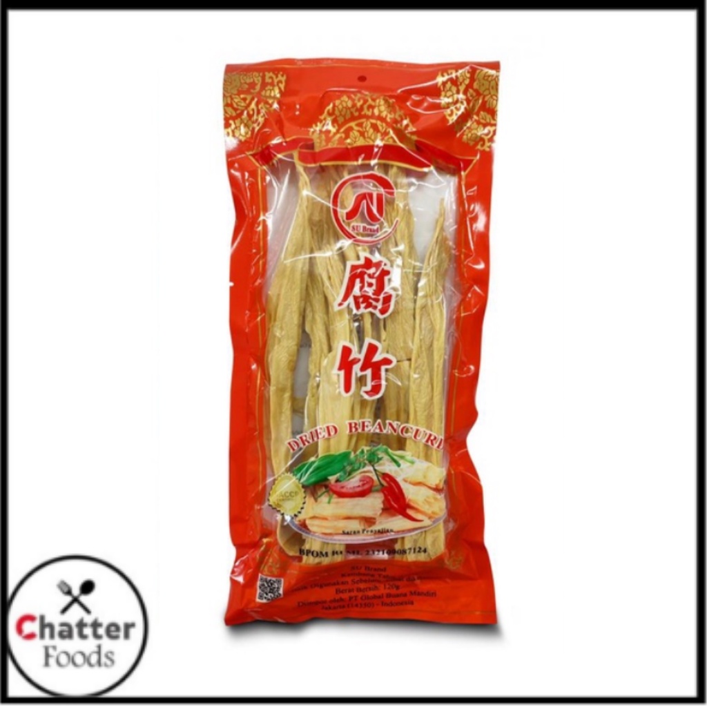 Jual SU Brand Dried Bean Curd 120gr / Beancurd / Kembang Tahu Kering ...