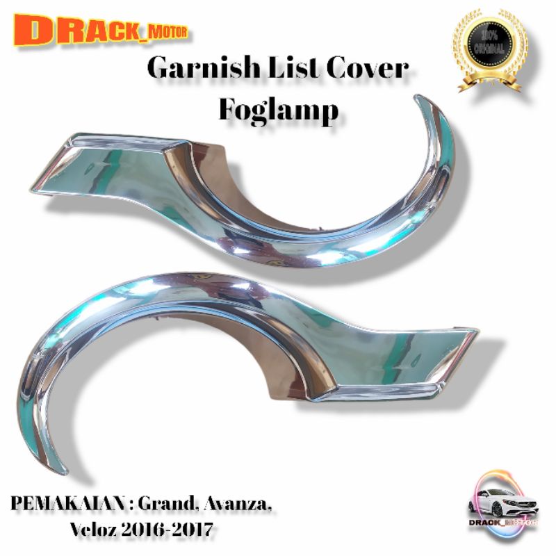 Garnish List Cover Foglamp Grand Avanza Veloz 2016-2017 original