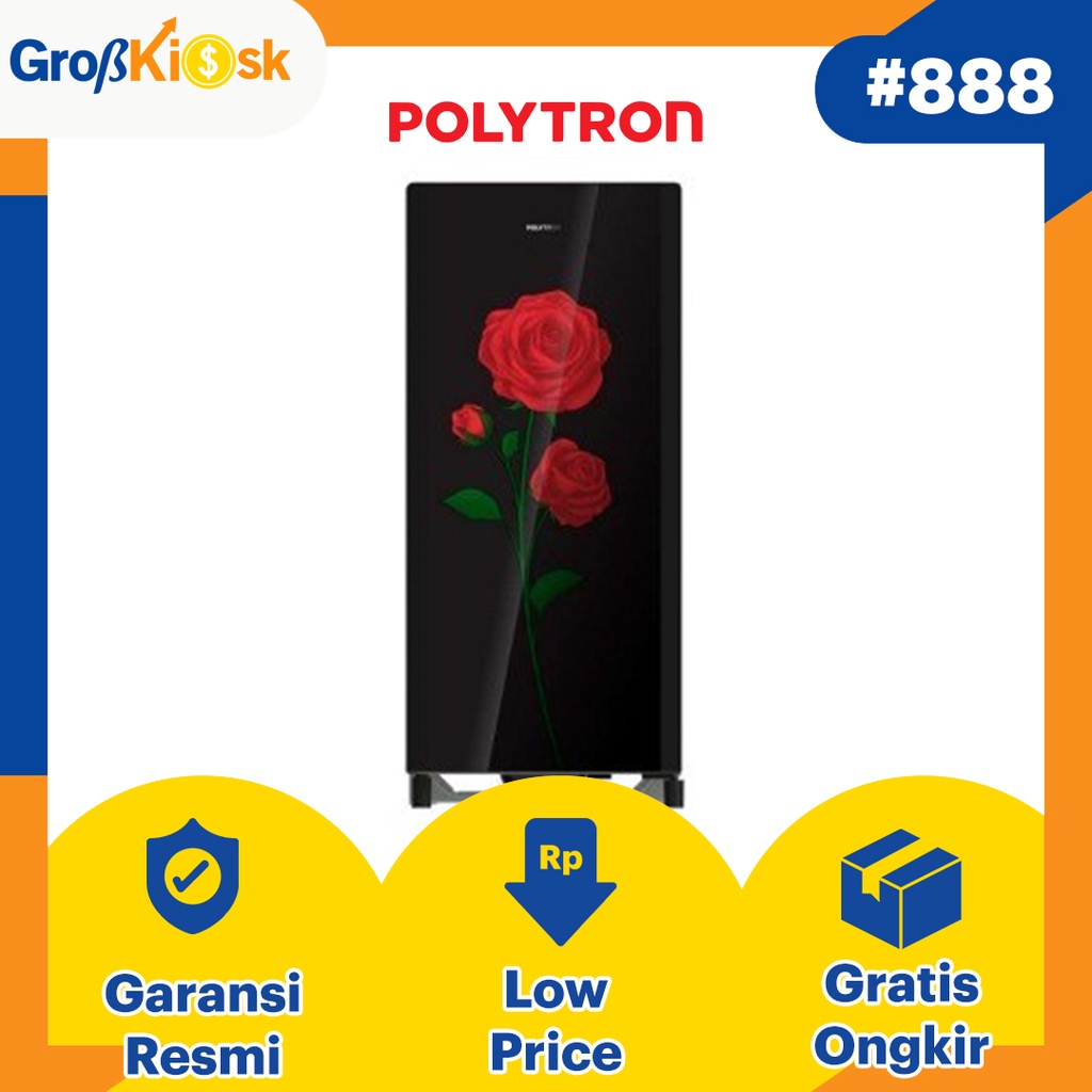 KULKAS 1 PINTU POLYTRON PRA 18CRX / PRA-18CRX 172 LITER