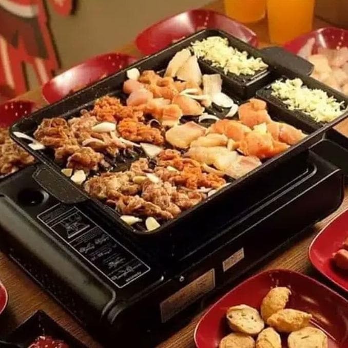 Yakiniku Grill Pan Barberque Grill Pan Alat Pemanggang BBQ / Panggang