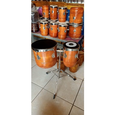 Ketipung kendang Gendang Ketipung dangdut Koplo Kulit Hitam stand Jagrag