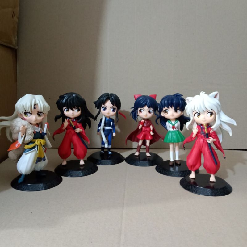 Mainan Action Figure Qposket Inuyasha Sesshomaru Kagome
