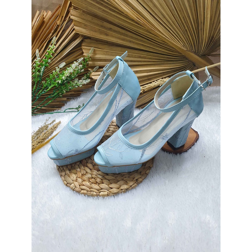 Sepatu pesta cantik Vanda babylue hak 7 cm