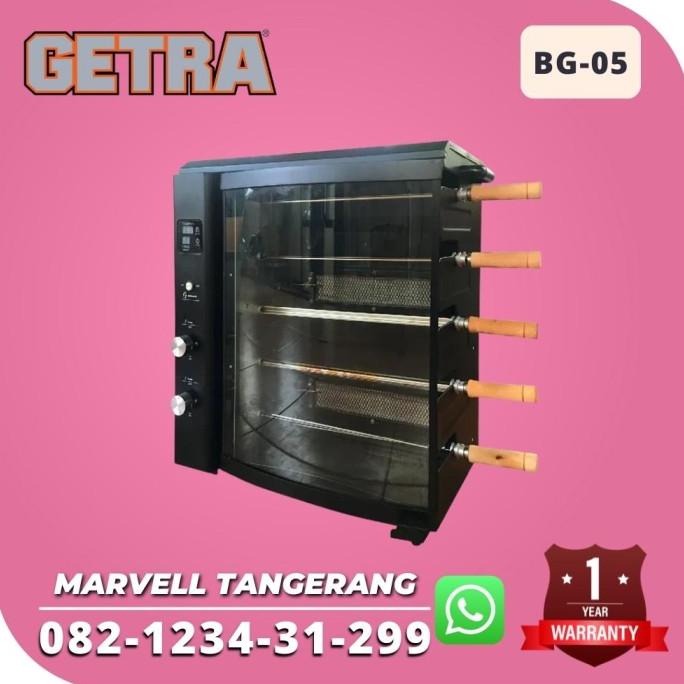 GAS ROTISSERIE OVEN GETRA BG 05 MESIN PEMANGGANG AYAM SISTEM PUTAR RR8564R