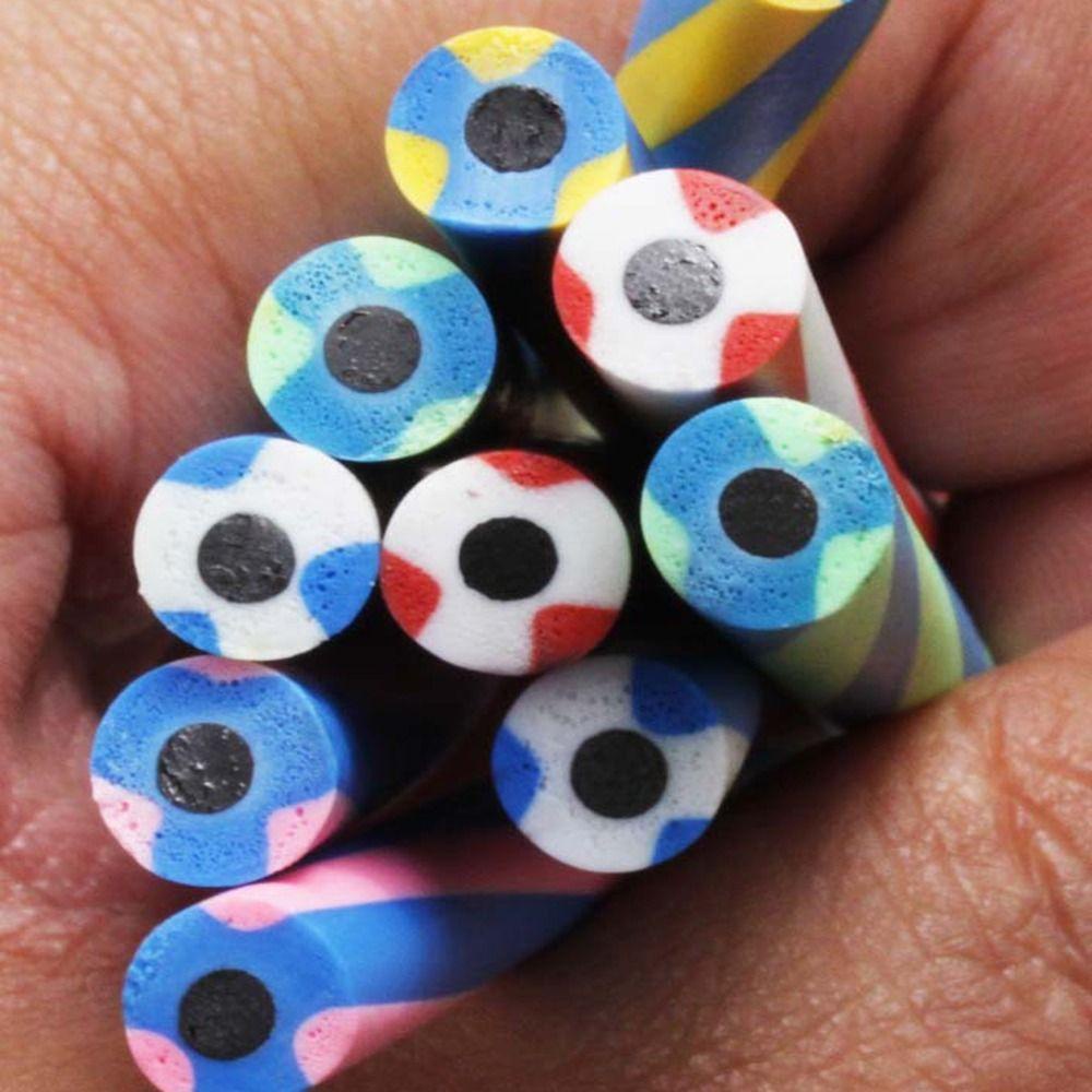 R-flower 10PCS/Set Pensil Kreatif Alat Tulis Warna-Warni Karet Pensil Mainan Magic Soft Pencil