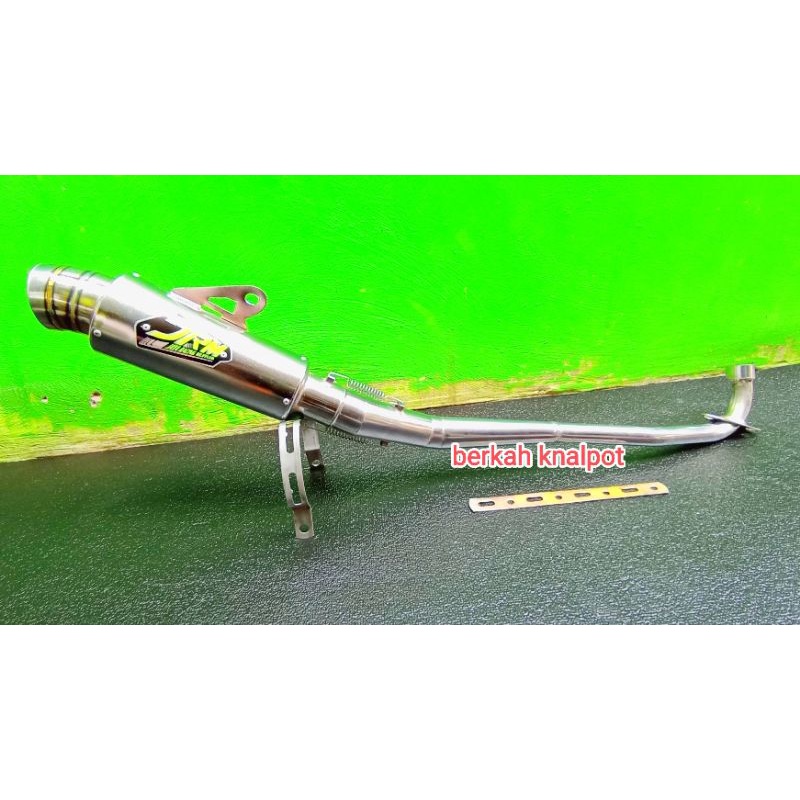 KNALPOT RACING JRM MOTOR BEBEK VEGA R RR ZR FORCE JUPITER LAMA OLD Z BURHAM Z1 ROBOT SALIB CRYPTON S