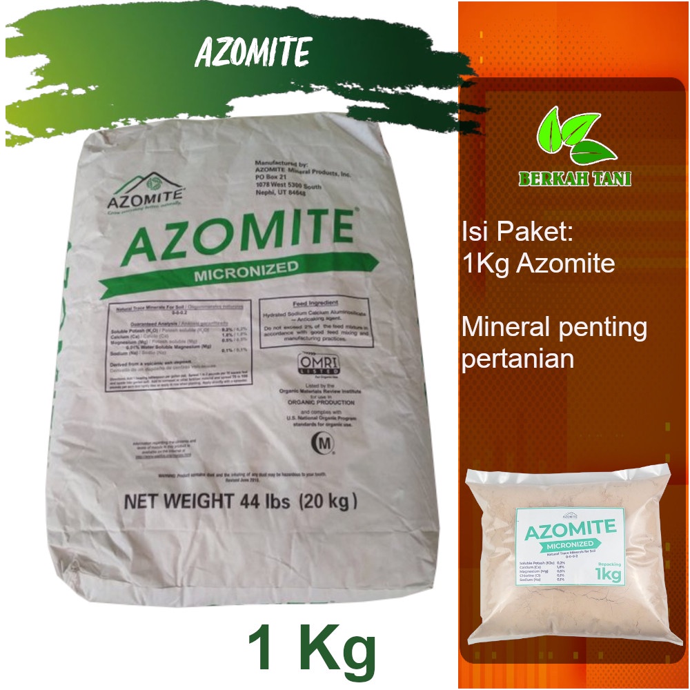 Azomite 1 Kg Mineral Pertumbuhan Tanaman