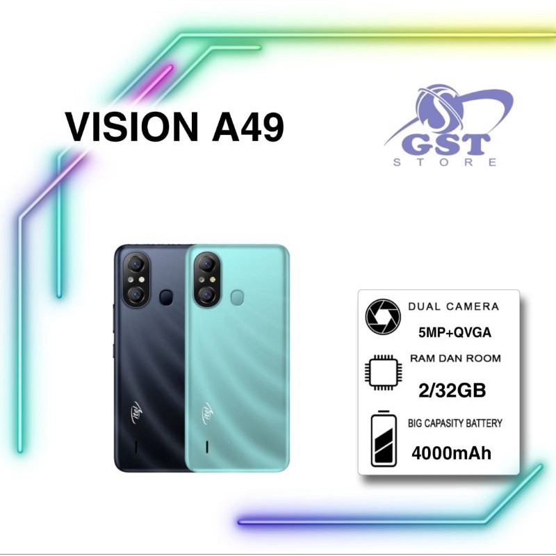 HP VISION ITEL A49 2/32 BERGARANSI RESMI 1 TAHUN