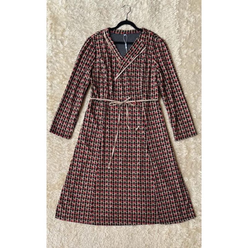 Casual Midi Dress/Tunik korean style V-neck Premium Import