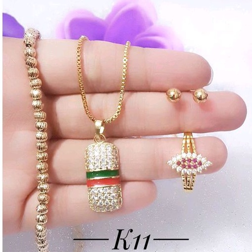 set perhiasan xuping  murah f)l012