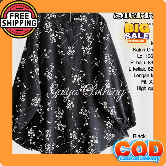 Tobi Top 2In1 Atasan Blouse Muslim Fashion Korean Style Wanita / Tanktop Halal Set Dengan Inner Blus