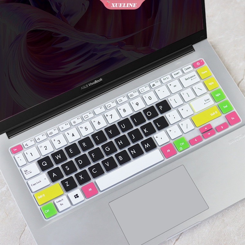 Untuk asus a bean adolbook14/14s 2020model14keyboard laptop Silikon keyboard protection film [ZXL]