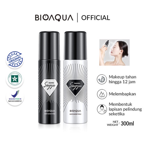 BIOAQUA Makeup Setting Spray matte/water bright face mist 100ml BPOM