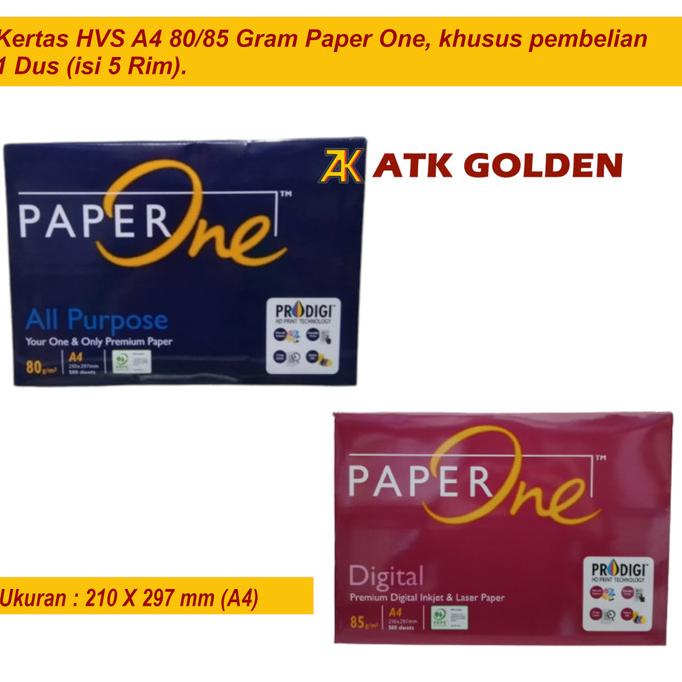 

Kertas HVS A4 80gr Paper One