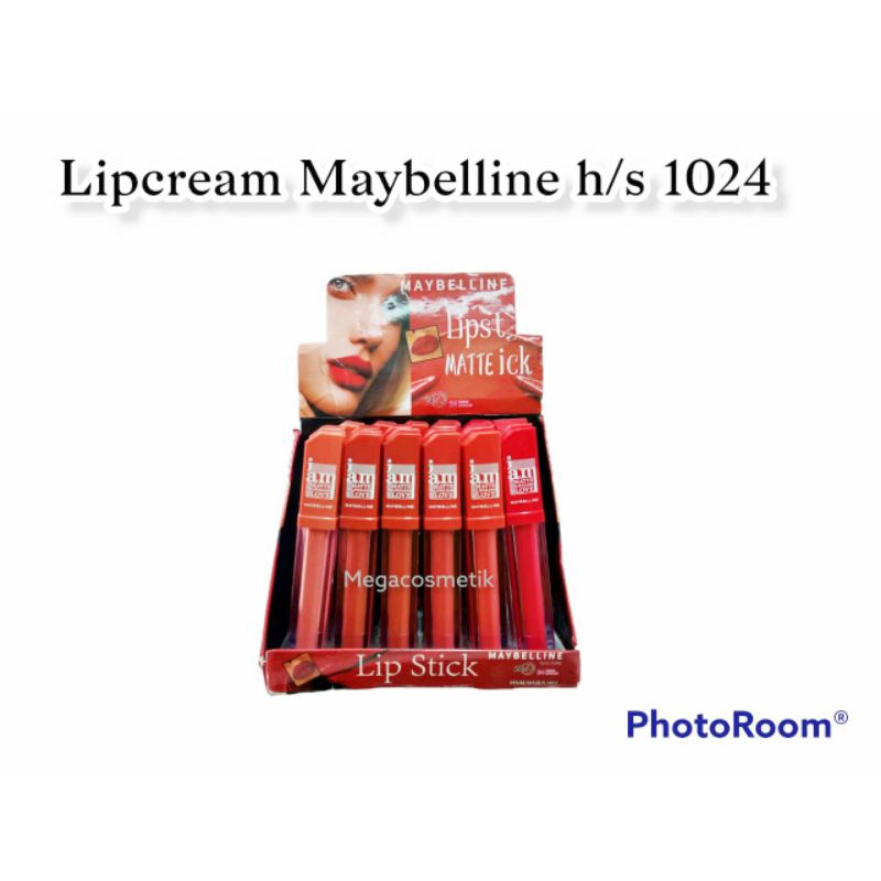 ( PER BOX ) LIPGLOSS  Maybelline matte h/s 1024 / KISSBEAUTY / PER 24 PCS