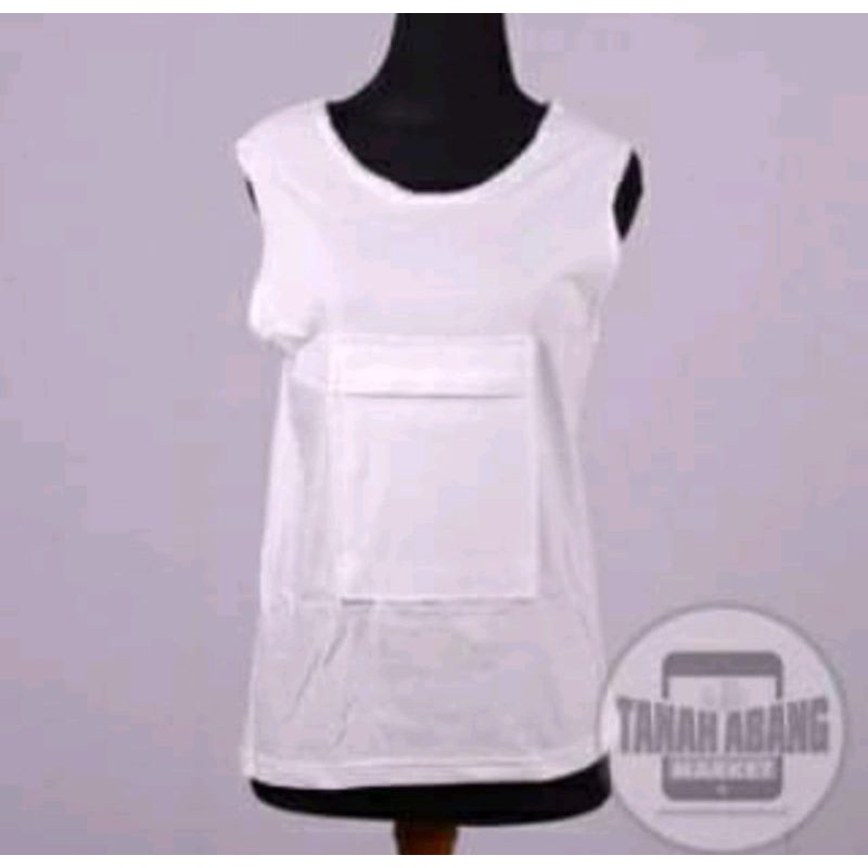 Kaos Dalam Wanita Kantong Depan Haji Dan Umroh
