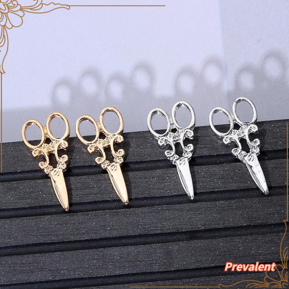 Preva Anting Gunting Kecil Anting Panas Wanita Pria Perhiasan Hadiah Ear Stud