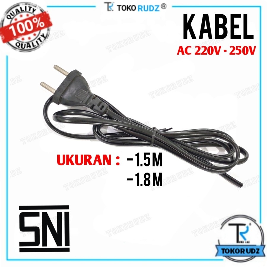 Sambungan Kabel Listrik Power AC Cord Kabel Buntung