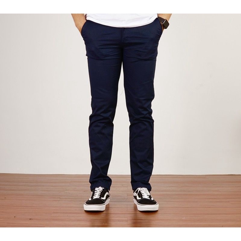 Celana Chino Dickies Panjang Pria/Celana Chino Navy Panjang/Celana Chino Hijau Armi