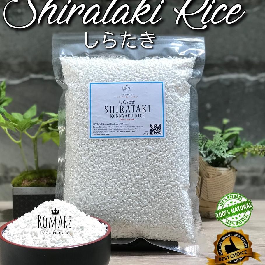 

BERAS SHIRATAKI | SHIRATAKI RICE 500gr BERAS KONNYAKU RICE 500gr レ
