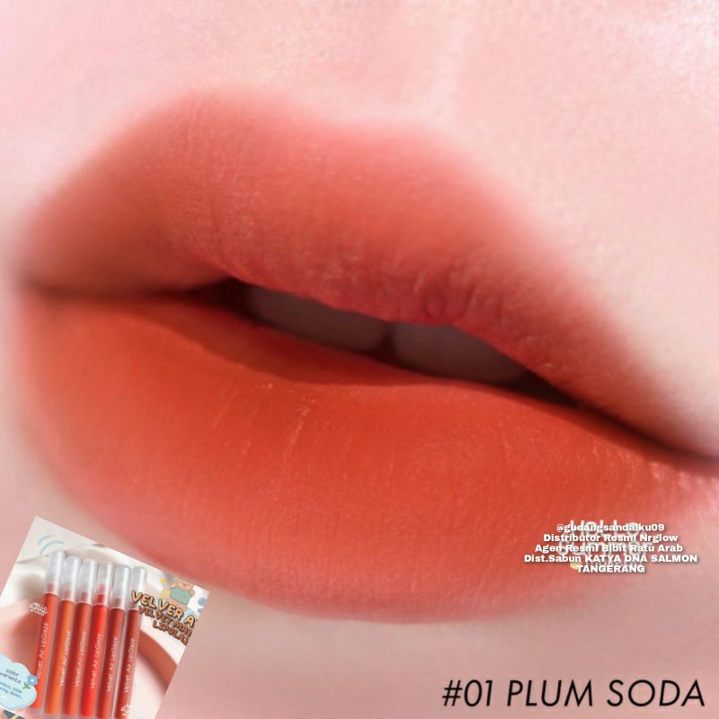 LIPSTIK WATERPROOF - LIPGLOS - LIPSTIK TAHAN LAMA DAN RINGAN - LML 1044-Glaze 01