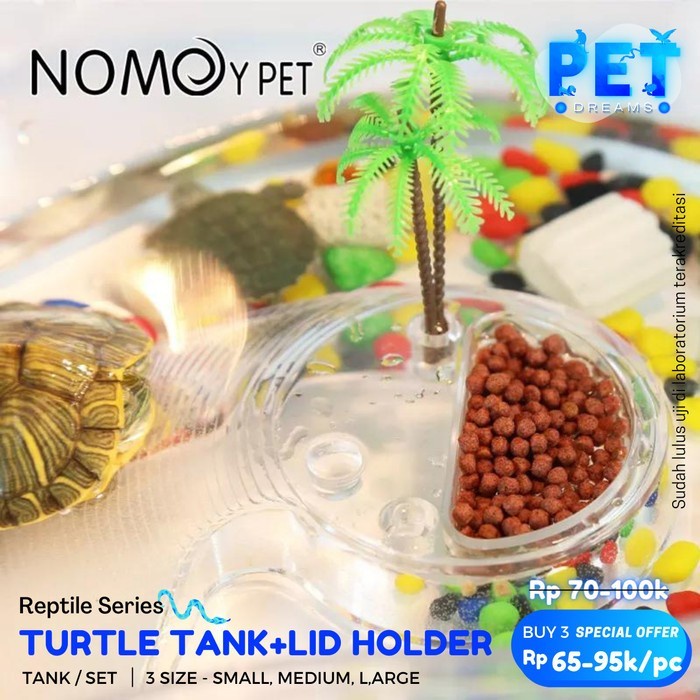 TURTLE TANK LID TUTUPAN AKUARIUM EMBER TEMPAT KANDANG KURA AIR BRAZIL