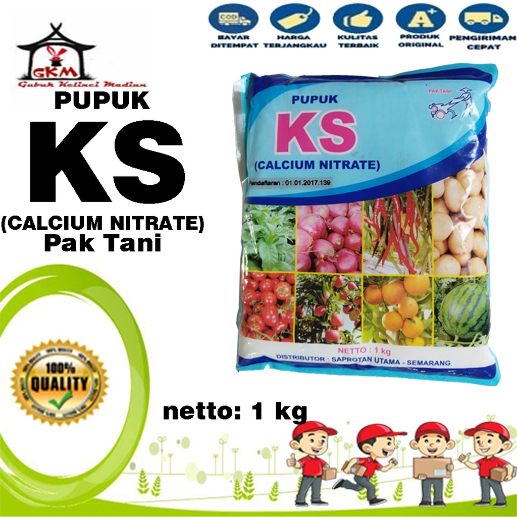 Pupuk KS 1 Kg Kalsium Nitrat Paktani