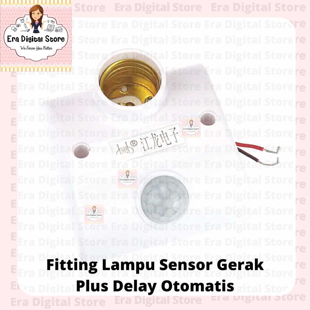 Fitting Lampu E27 Otomatis Sensor Gerak Automatic Otomatis