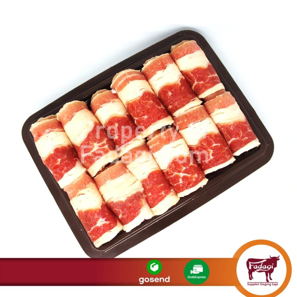 

[BAYAR DITEMPAT] DAGING SLICE BEEF US SLICE SHORTPLATE YOSHINOYA 500gr