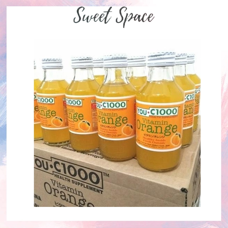 YOU C1000 VITAMIN BOTOL KACA 1 DUS = 30 PCS [SWEETSPACE]