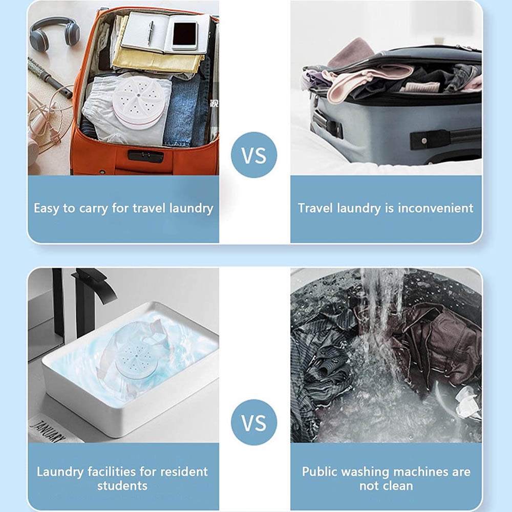 Mesin Cuci Traveling Laundry Multifungsi / Washing Machine MCP261 / Mesin Cuci Portable Mini USB