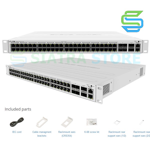 MikroTik CRS354 48P 4S+ 2Q+ RM CRS354-48P-4S+2Q+RM