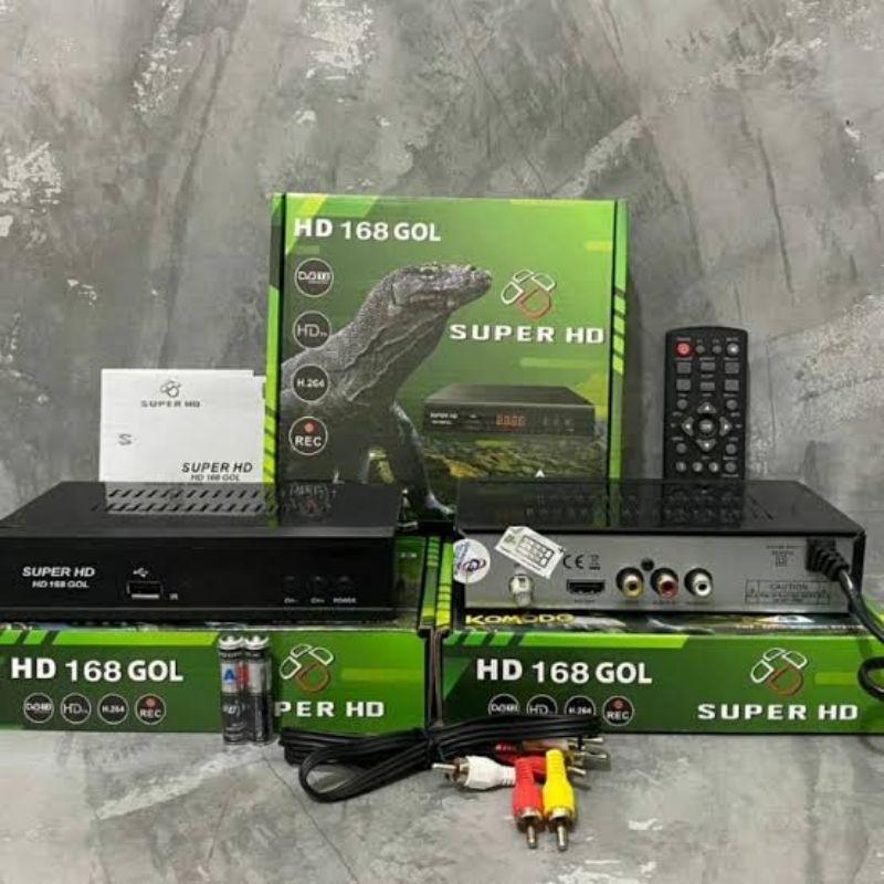 set top box super hd 168 gol body besar STB super hd garansi resmi digital receiver stb tv tabung  digital tv tabung