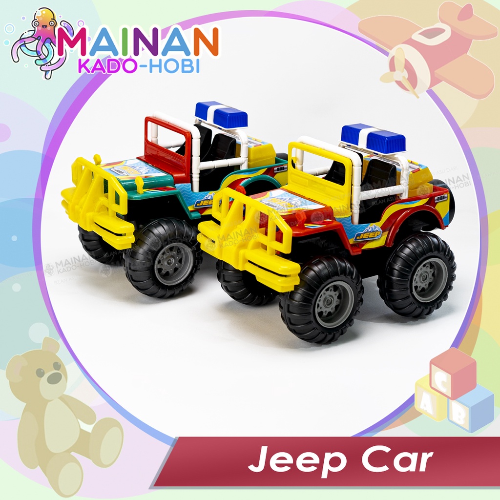 MAINAN ANAK LAKI MINIATUR KONSTRUKSI DIECAST CAR MOBIL JEEP