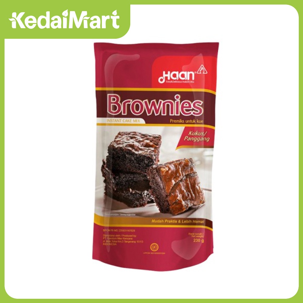 

Haan Brownies Kukus Pouch 230 Gram