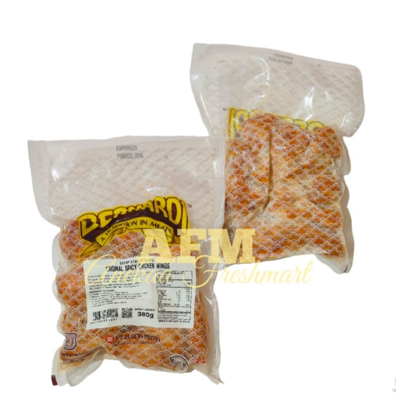 

BERNARDI SPICY CHICKEN WING 500GR SAYAP GORENG PEDAS BEKU