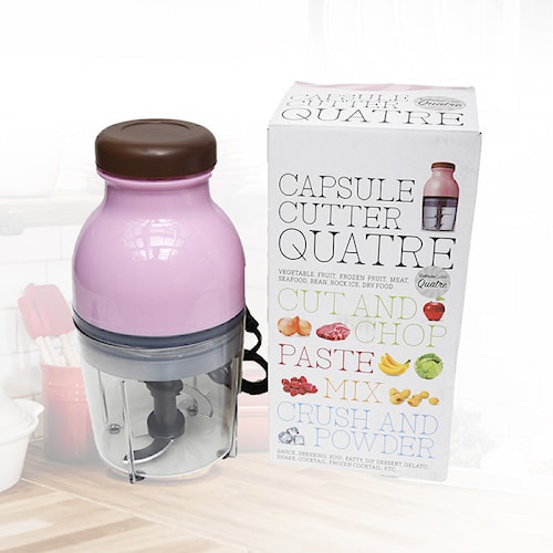 Blender Kapsul Jumbo Portable Serbaguna Quatre Capsule Cutter Original Penggiling Daging Listrik Min