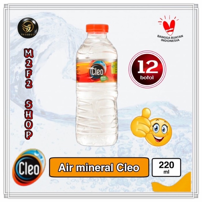 Jual Air Mineral Cleo Baby Mini Botol Plastik Pet - 220 Ml (Kemasan 12 ...