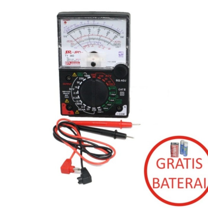 MULTIMETER SR JPN SR 360 (GRATIS BATERAI)