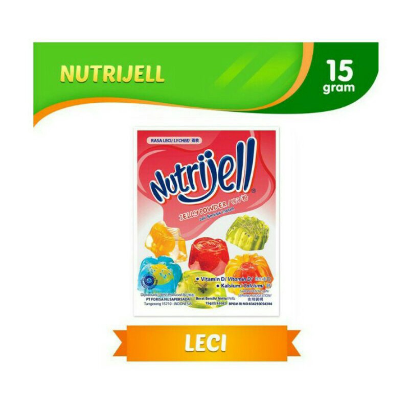 

Nutrijell Jelly Powder Leci 15 g