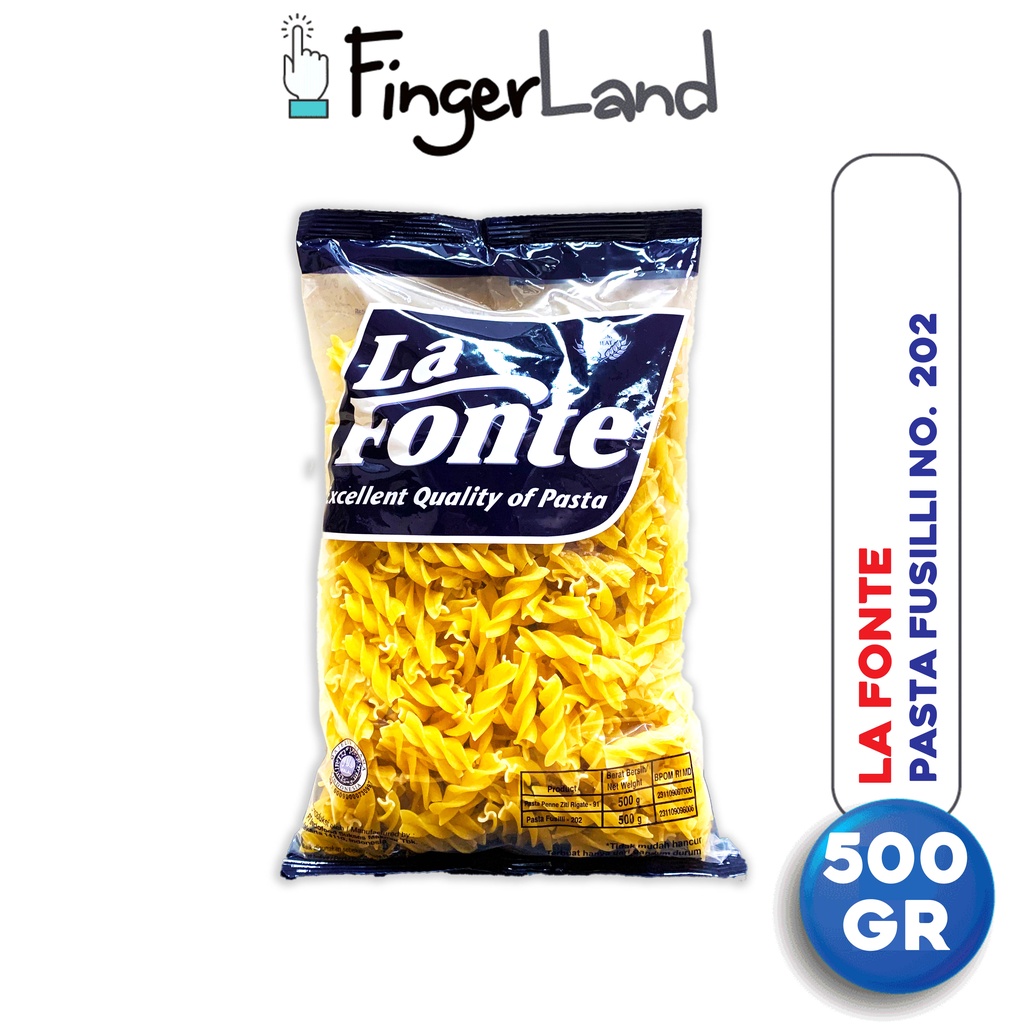 

LA FONTE Pasta - Fusilli no 202 500 gram Pasta Makaroni Spiral