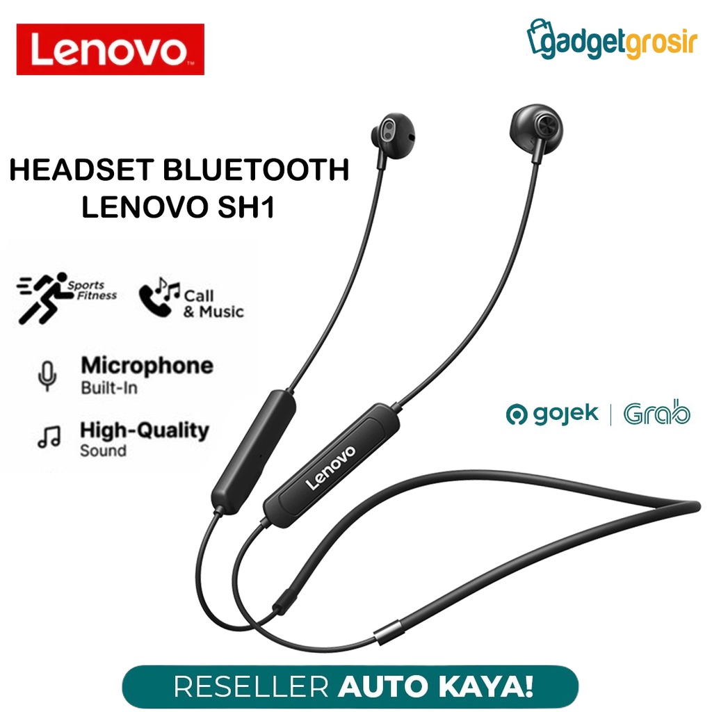 Jual Headset Sport Thinkplus Lenovo SH1 Bluetooth Earphone Wirelesss